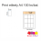 Print etikety, balenie 100 ks