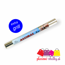 Alobal na gril EXTRA 38 cm × 8 m – rolka s popisom extra grill