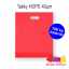 Tašky HDPE C-výsek 30 × 35 cm, 60 µm, 100 ks – červená Tašky HDPE C-výsek 30 × 35 cm, 60 µm, 100 ks – červená