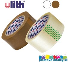 Lepiaca páska ULITH 48 mm × 66 m – hnedá a transparentná rolka