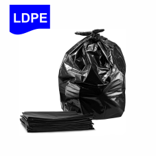 LDPE vrecia na odpad čierne hrubé, po kusoch – záber 2