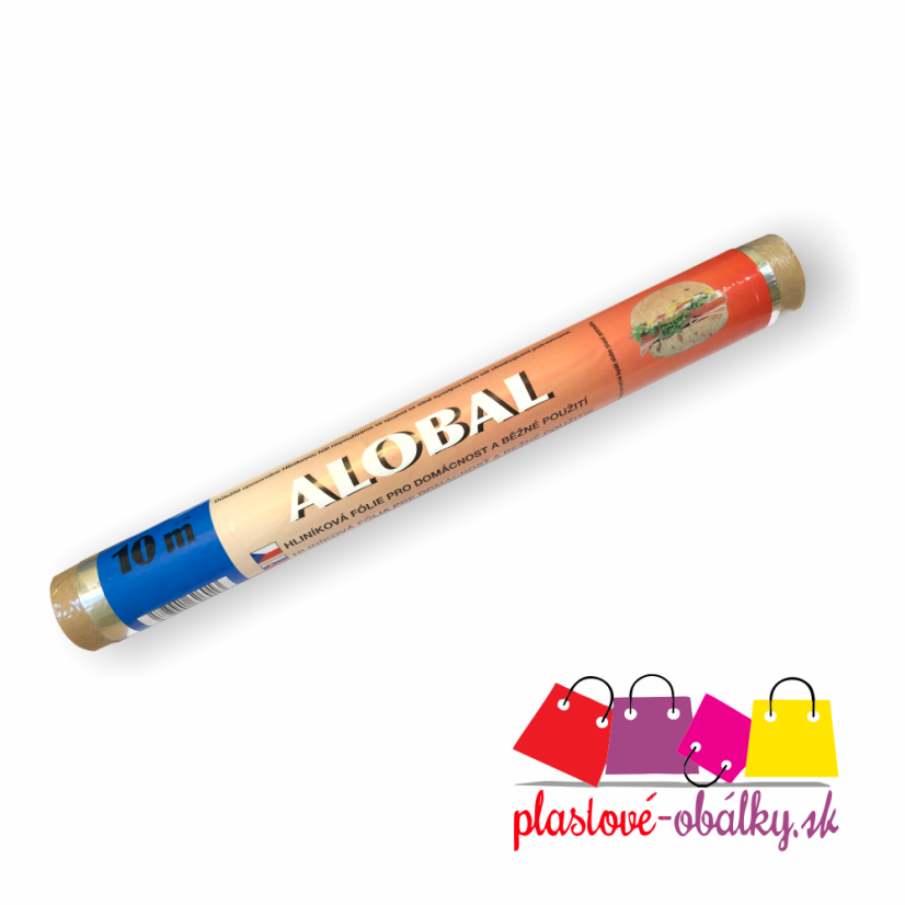 Alobal 29 cm × 10 m – hliníková fólia – rolka v papierovej krabičke