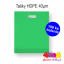 Tašky HDPE C-výsek 30 × 35 cm, 60 µm, 100 ks – zelená Tašky HDPE C-výsek 30 × 35 cm, 60 µm, 100 ks – zelená