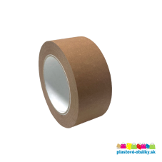 Papierová lepiaca páska activaPaper 48 mm, hnedá – hnedá rolka zhora