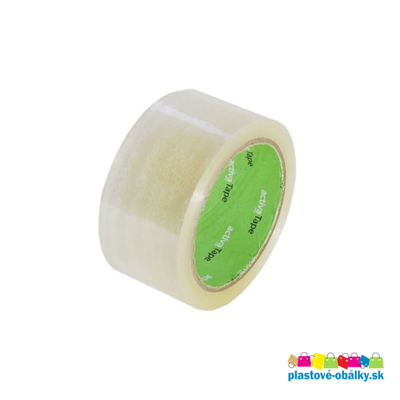 activaTape BASIC 48 mm × 66 m – lepiaca páska – transparentná