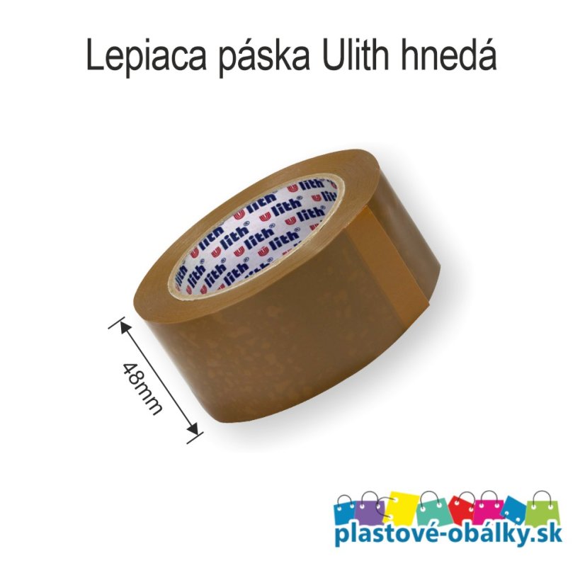 Lepiaca páska ULITH 48 mm × 66 m – hnedá