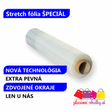 Stretch fólia SPECIAL – extra pevná – transparentná
