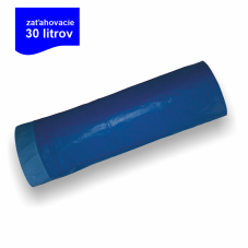 Vrecia LDPE do koša 30 L zaťahovacie, 500 × 600 mm, rolka 15 ks